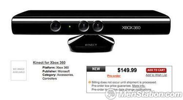 Kinect aumenta su previsión de ventas de 3 a 5 millones