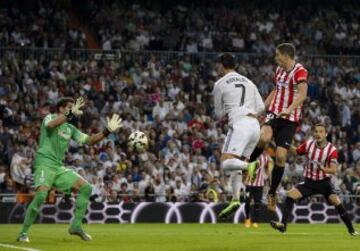 1-0. Cristiano Ronaldo anota el primer tanto.