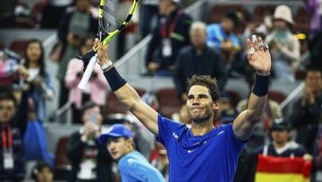 Nadal recupera el control y tumba al pegador Khachanov