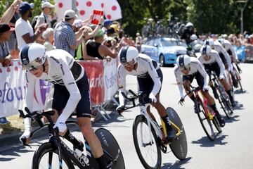 El equipo británico Team Sky.