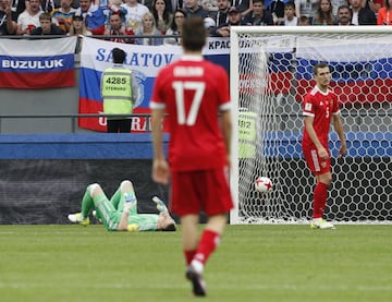 La crónica en imágenes del triunfo de México sobre Rusia