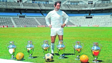 Los jugadores de la historia del Real Madrid que han ganado m¨¢s Copas de Europa
