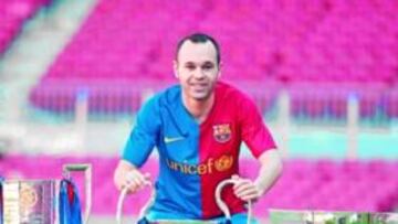 Iniesta agarra la Champions.