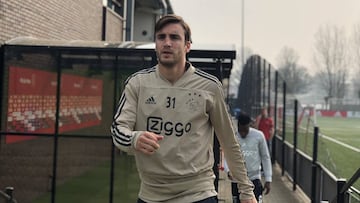 Tagliafico, del Ajax, habl&oacute; de la cita de ma&ntilde;ana de Champions contra el Real Madrid.