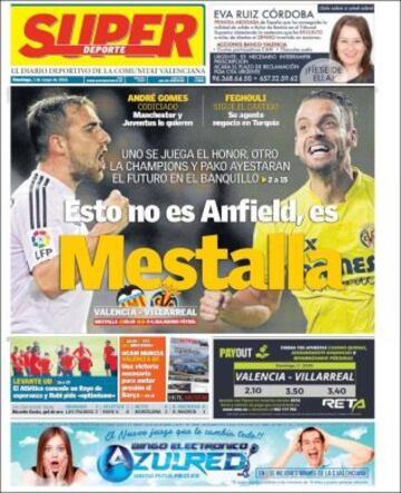 Portadas de la prensa mundial