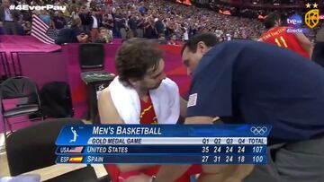 Para los pocos que no entienden la magnitud de Pau: vean al Team USA tras ganar el oro