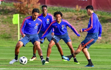 Durante este jueves Colombia realizó su entrenamiento con el objetivo de planear el juego definitivo del domingo en Kazán.