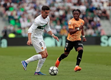 Así valora Beltrán la ocasión que falló: “Una situación de mierda”