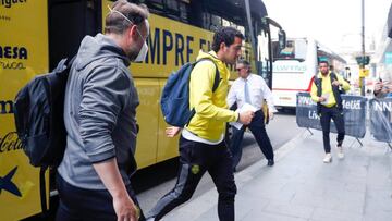 Dani Parejo, en el hotel de Liverpool.