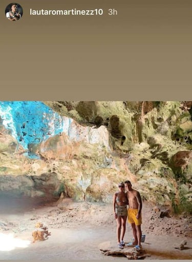 ¡Como chicos! Las divertidas y apasionadas vacaciones de Lautaro Martínez y su novia, Agustina Gandolfo