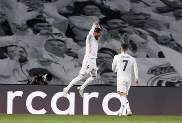 2-0. Sergio Ramos celebró el segundo gol.
