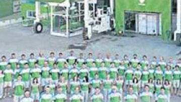 La tripulación al completo.