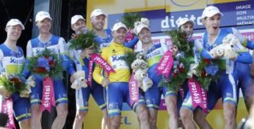 Etapa más rápida de contrarreloj por equipos: Cuarta etapa de la edición de 2013 y el equipo australiano Orica GreenEDGE recorrió los 25 kilómetros de la contrarreloj de Niza con una media de 57,80 km/h. Simon Gerrans se vistió de líder.