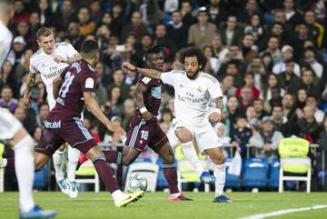 Marcelo in action against Celta Vigo.