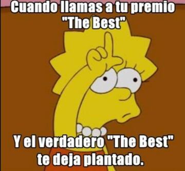 Los mejores memes de los premios 'The Best 2018'