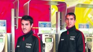 <b>A ESCENA. </b>Diego Ruiz, Arturo Casado y Álvaro Rodríguez.