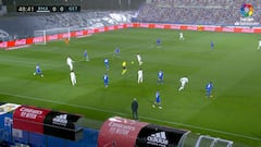 El excéntrico pase con que Marcelo sorprendió al Getafe