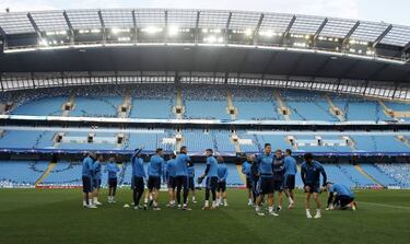 Cristiano and Benzema train as normal, no problems