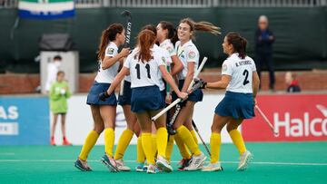 Las jugadoras del Club de Campo celebran un nuevo t&iacute;tulo de Copa de la Reina.