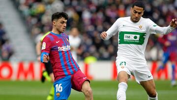 06/03/22 PARTIDO PRIMERA DIVISION 
ELCHE  -  BARCELONA
PEDRI  MASCARELL 
