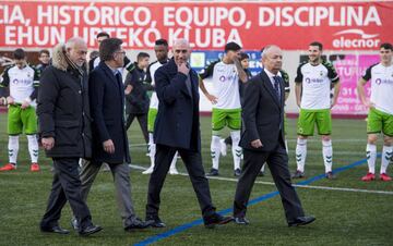 El Arenas Club recibió de Luis Rubiales, presidente de la RFEF, una réplica de la Copa del Rey ganada en 1919 al  Barcelona por 5 goles 2 en la final jugada en Madrid. En 1937, durante la Guerra Civil y a causa de un incendio, el trofeo desapareció de las vitrinas del club vizcaíno. Cien años después vuelve a las vitrinas del equipo de Getxo.
