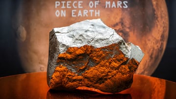 A huge chunk of Mars has been sold at auction for millions of dollars.