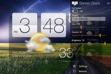 Consulta el tiempo desde el escritorio de Windows 10 con esta app