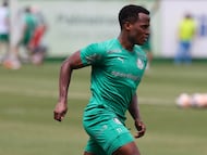 Jhon Arias, listo para el debut con Palmeiras