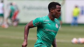 Jhon Arias, listo para el debut con Palmeiras