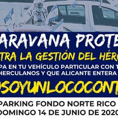 Hércules: varias peñas organizan una caravana contra la gestión