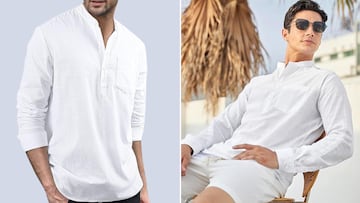 Tenemos la camisa blanca de lino que arrasa en ventas y marcará las tendencias del verano. Está disponible en Amazon.