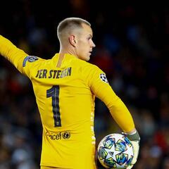 Sólo Ter Stegen mantiene el tipo: el único que lo ha jugado todo