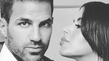 Cesc Fàbregas con Daniella Semaan en un posado para la edición española de la revista "Vanity Fair".