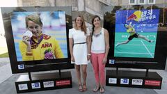 Mireia Belmonte y Carolina Mar&iacute;n.