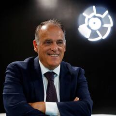 Tebas: "Le pediría por favor a Messi que no se vaya"