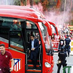 "Hasta la última gota de sangre", lema de la afición del Atleti