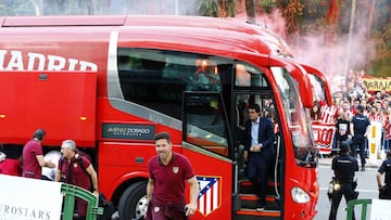 "Hasta la última gota de sangre", lema de la afición del Atleti