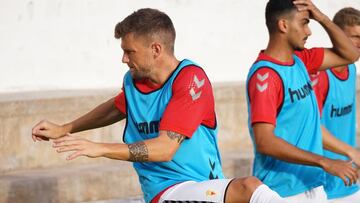 Carrasco, amistoso Real Murcia.
