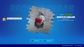 La recompensa por completar esta misi&oacute;n es el grafiti Aspecto de Caballero