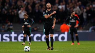 Benzema, en Wembley.