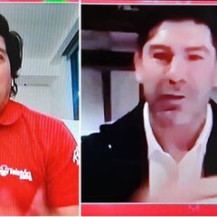 El gran reencuentro de Zamorano y Salas en la Teletón