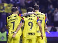 Brian Rodriguez, Henry Martinez of America during the 10th round match between Puebla and America as part of the Liga BBVA MX, Torneo Clausura 2026 at Cuauhtemoc Stadium, on February 20, 2026 in Puebla, Mexico.