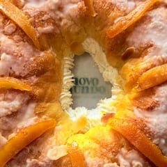 Largas colas en esta pastelería en pleno centro de Madrid para comprar su Roscón de Reyes: finalista al mejor de 2026