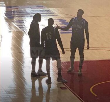 Filtran las primeras imágenes de Space Jam 2 con LeBron y AD