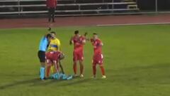 La brutal fractura de Paulo Garcés: ¡debió irse en ambulancia!