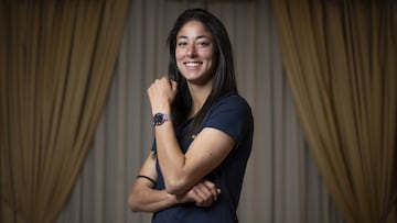 Leila Ouahabi con el Barcelona.