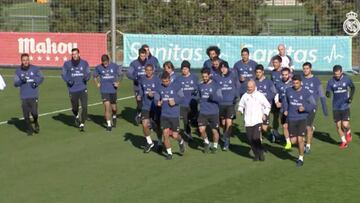 El Real Madrid ya prepara el partido contra el Sevilla