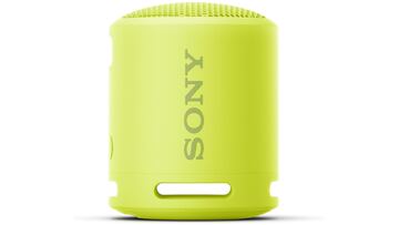 Altavoz inalámbrico portátil Sony SRS-XB13 con Bluetooth de color amarillo lima