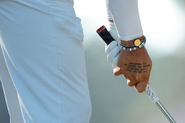 Matthieu Pavon’s tattoo: What is written on the French golfer’s hand?