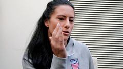 Ali Krieger durante el Mundial de Francia.